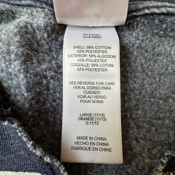 NFL Teen New England Patriots Football Sweatshirt size Large Juniors 11/13 - Picture 4 of 6